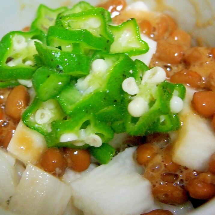 オクラと長いもと納豆のめんつゆ和え レシピ 作り方 By まるっとまる 楽天レシピ オクラと長いもと納豆のめんつゆ和え レシピ 作り方 By まるっとまる 楽天レシピ